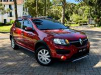 RENAULT - SANDERO - 2014/2015 - Vermelha - Sob Consulta
